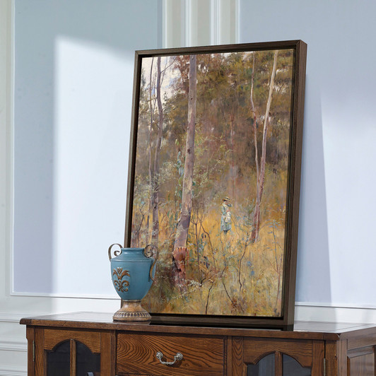 Frederick McCubbin,Lost,Autumn forest scenery,canvas print,canvas art,canvas wall art,large wall art,framed wall art,p2222