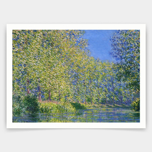 Claude Monet,Bend in the Epte River near Giverny,art prints,Vintage art,canvas wall art,famous art prints,V3381