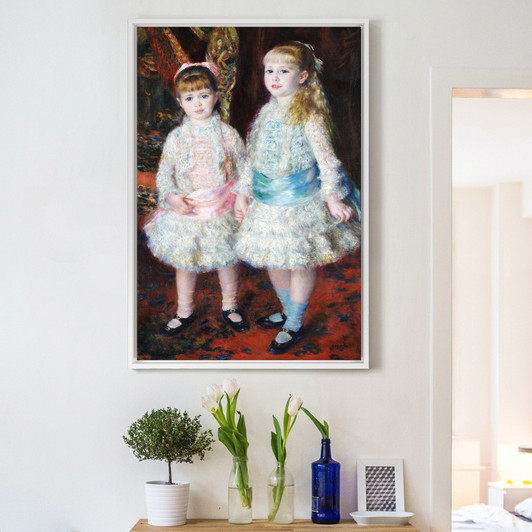 Pierre-Auguste Renoir,Elisabeth Cahen d’Anver,Pink and Blue,canvas print,canvas art,canvas wall art,large wall art,framed wall art,p2197
