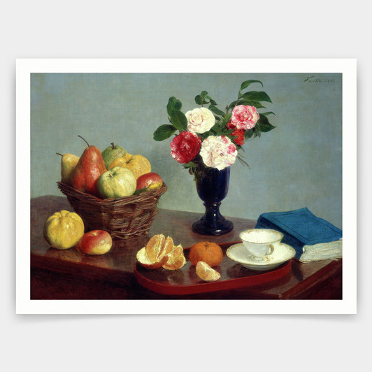Henri Fantin-Latour,Still Life,art prints,Vintage art,canvas wall art,famous art prints,V4082