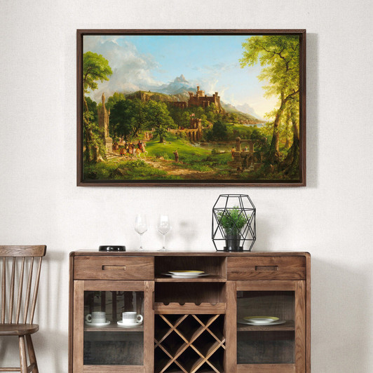 Thomas Cole,The Departure,Knights out,canvas print,canvas art,canvas wall art,large wall art,framed wall art,p2099