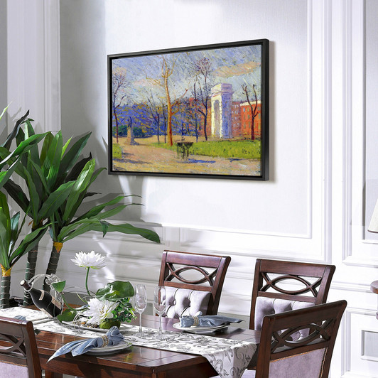 William James Glackens,Washington Square By Glackens,large wall art,framed wall art,canvas wall art,large canvas,M5168