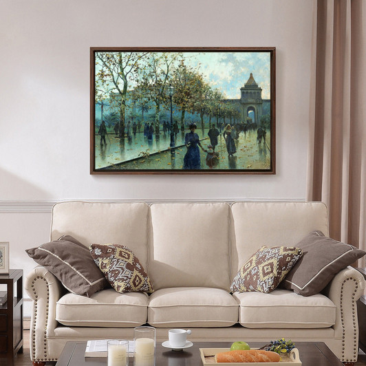 Michele Catti, Porta Nuova,Street view,canvas print,canvas art,canvas wall art,large wall art,framed wall art,p2020