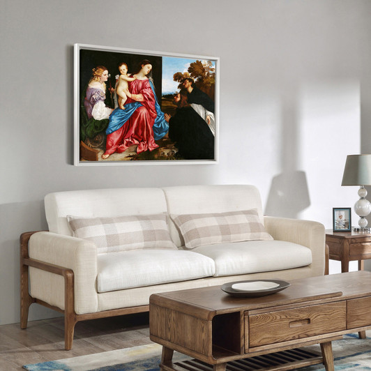 Tiziano Vecelio,Sacra Conversazione,large wall art,framed wall art,canvas wall art,large canvas,M5056
