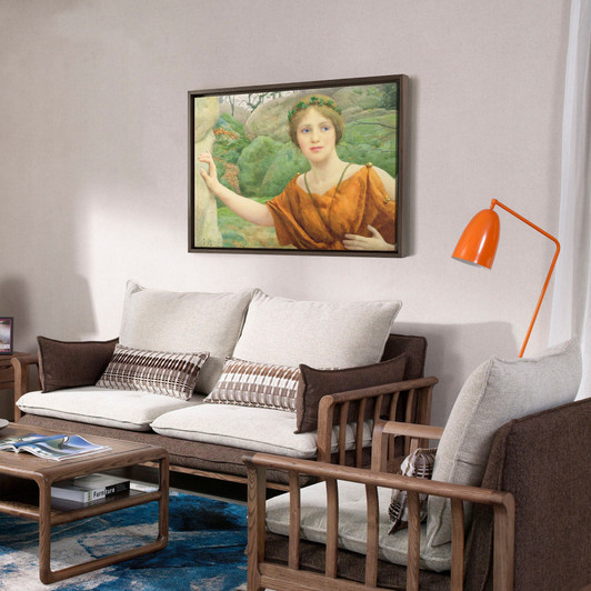 Thomas Cooper Gotch,The Nymph,large wall art,framed wall art,canvas wall art,large canvas,M5029