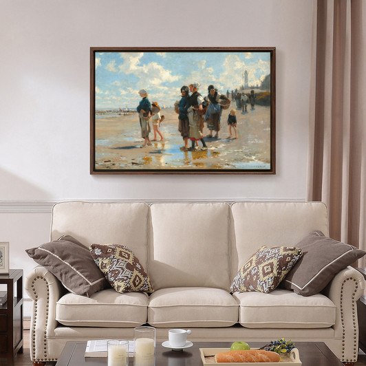 John Singer Sargent,En route pour la pêche,Setting Out to Fish,The Birds of America,canvas print,canvas art,canvas wall art,large art,p1973