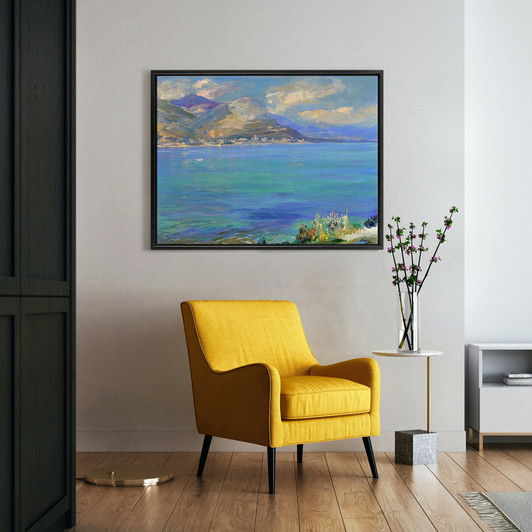 Sir John Lavery,Beaulieu,Bay landscape wall art,large wall art,framed wall art,canvas wall art,large canvas,M4993