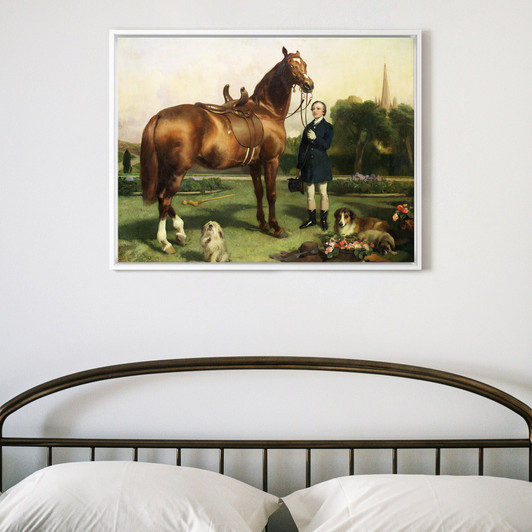 Sir Edwin Landseer,Prosperity,Equestrian Art,large wall art,framed wall art,canvas wall art,large canvas,M4988