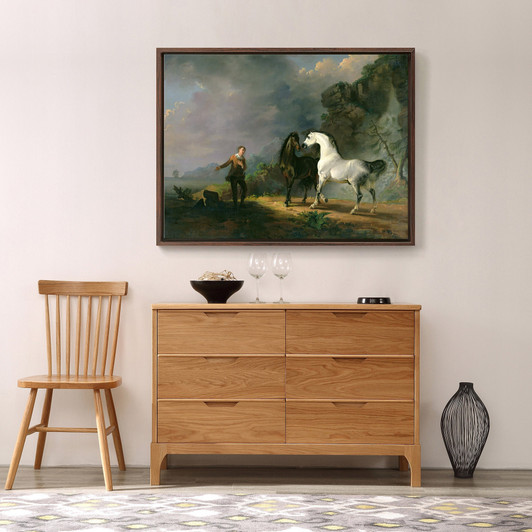 Sawrey Gilpin,Gulliver Addressing the Houyhnhnms,large wall art,framed wall art,canvas wall art,large canvas,M4980