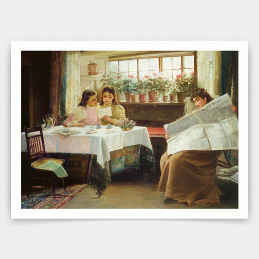 Alexander M Rossi,News from the Front,art prints,Vintage art,canvas wall art,famous art prints,V3025