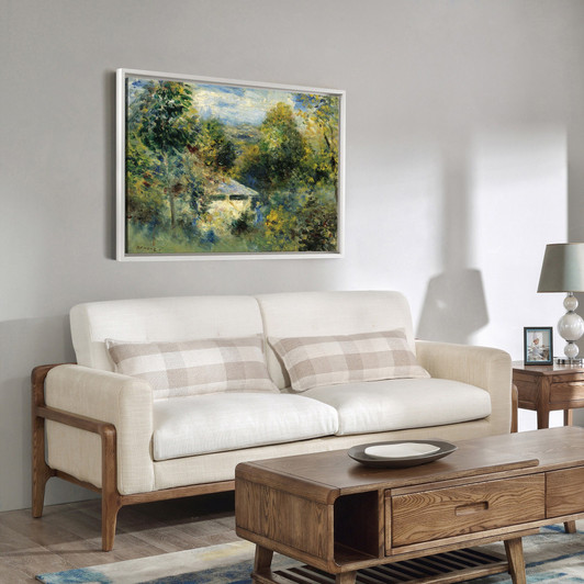 Pierre Auguste Renoir,Louveciennes,A cabin in the woods,large wall art,framed wall art,canvas wall art,large canvas,M4858