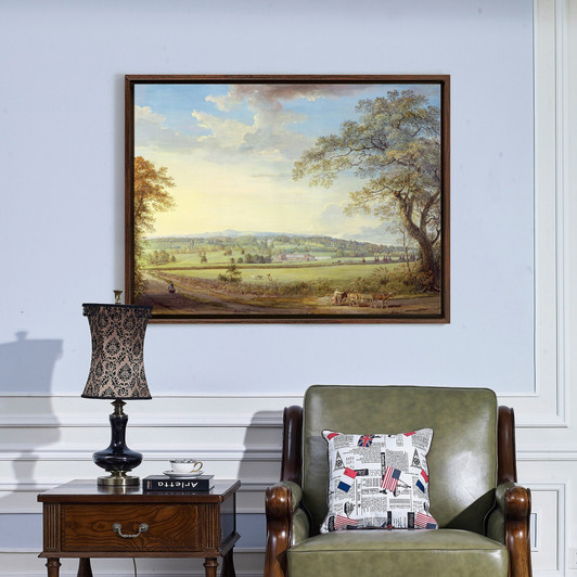 Paul Sandby,Whatman Turkey Mill in Kent,large wall art,framed wall art,canvas wall art,large canvas,M4802