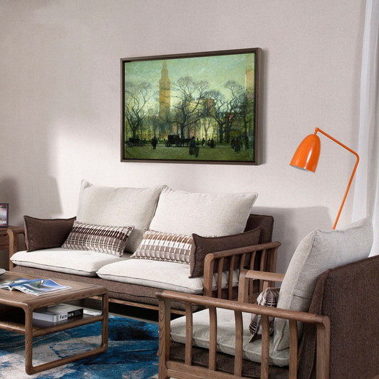 Paul Cornoyer,Afternoon Madison Square,large wall art,framed wall art,canvas wall art,large canvas,M4772