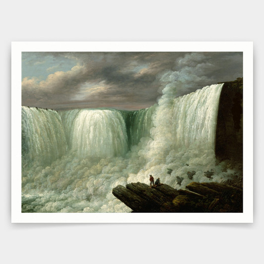 Joseph Otis Minott,Niagara Falls,art prints,Vintage art,canvas wall art,famous art prints,V4491