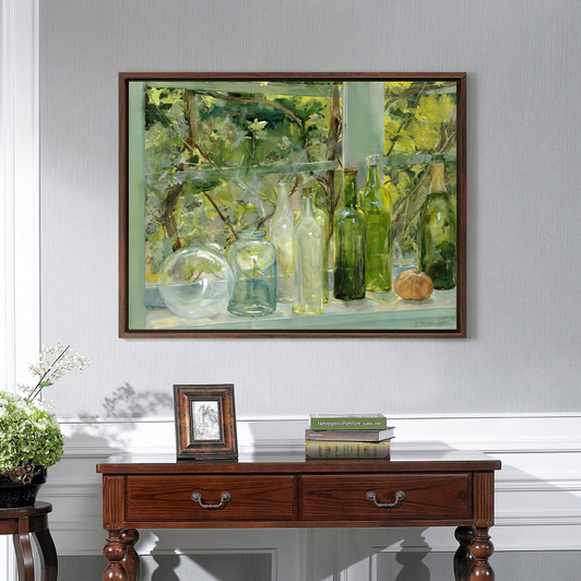 Menso Kamerlingh Onnes,Windowsill with Bottles, a Glass Globe and an Apple,large wall art,framed wall art,canvas wall art,large canvas,M4650