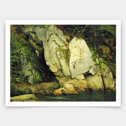 Ludwig Adrian Richter,The Needle's Eye,art prints,Vintage art,canvas wall art,famous art prints,V4579