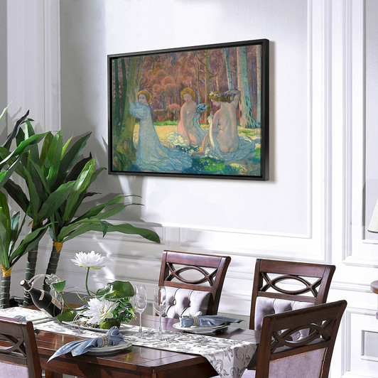 Maurice Denis,Figures in a spring landscape,large wall art,framed wall art,canvas wall art,large canvas,M4616