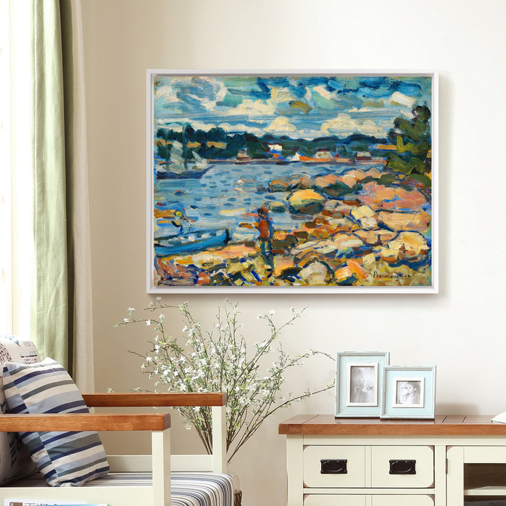 Maurice Brazil Prendergast,Brooksville, Maine,large wall art,framed wall art,canvas wall art,large canvas,M4611