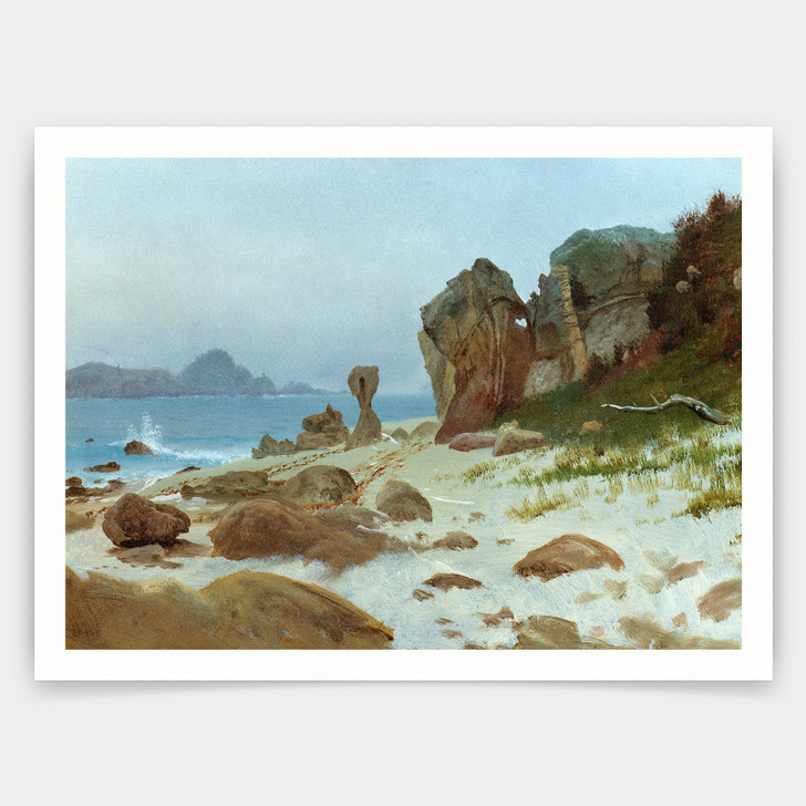 Albert Bierstadt,Bay of Monterey,art prints,Vintage art,canvas wall art,famous art prints,V2991