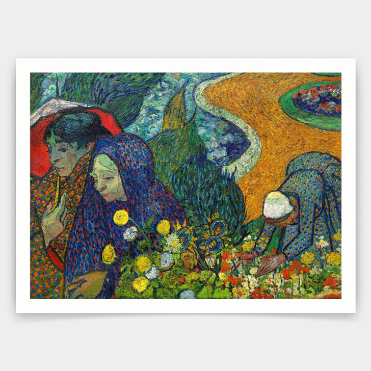 Vincent van Gogh,Memory of the Garden at Etten,art prints,Vintage art,canvas wall art,famous art prints,q1443