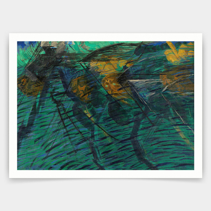 Umberto Boccioni,Studio per gli stati d'animo,art prints,Vintage art,canvas wall art,famous art prints,q1412