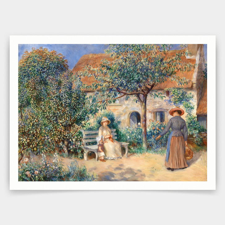 Pierre-Auguste Renoir,In Brittany,En Bretagne,art prints,Vintage art,canvas wall art,famous art prints,q1345