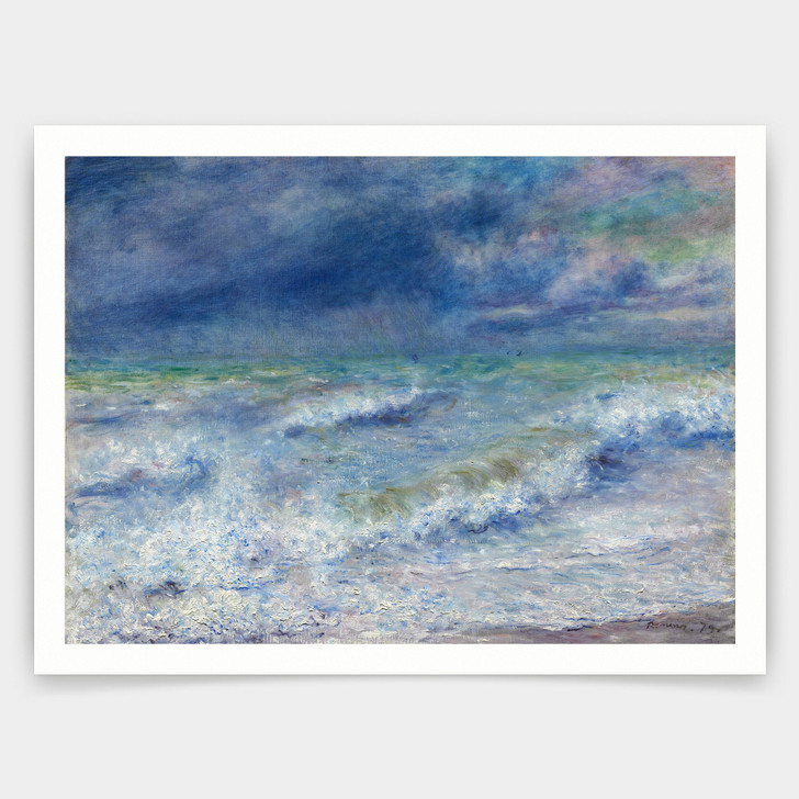 Pierre Auguste RenoirSeascape, 1879,art prints,Vintage art,canvas wall art,famous art prints,q1322