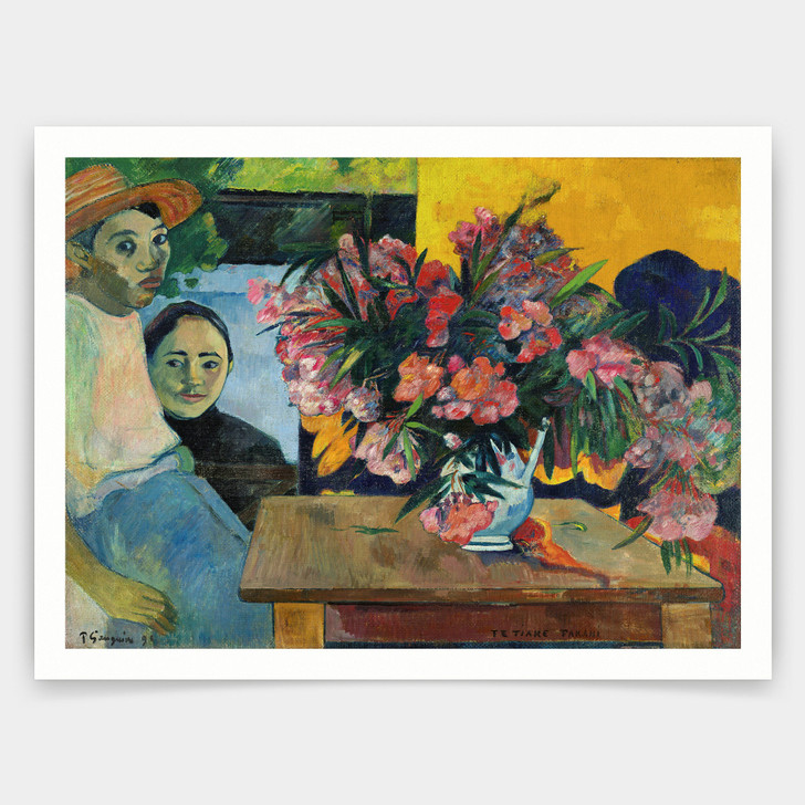 Paul Gauguin,The Flowers of France 1891,art prints,Vintage art,canvas wall art,famous art prints,q1301
