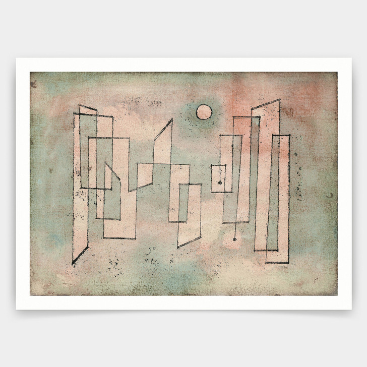 Paul Klee,Foundation,Abstract Wall Art,art prints,Vintage art,canvas wall art,famous art prints,V4786