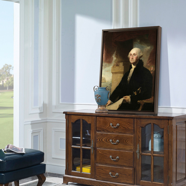 Gilbert Stuart,George Washington The Constable-Hamilton Portrait,Canvas Print,Canvas Art,Canvas Wall Art,Large Wall Art,Framed Wall Art,P476