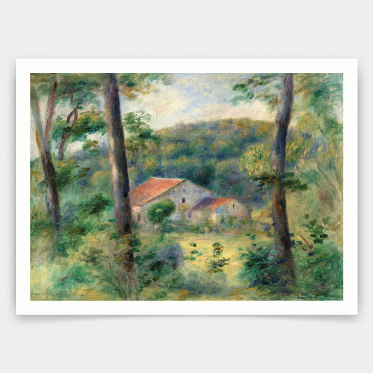 Pierre Auguste Renoir,Environs of Briey,art prints,Vintage art,canvas wall art,famous art prints,V4853