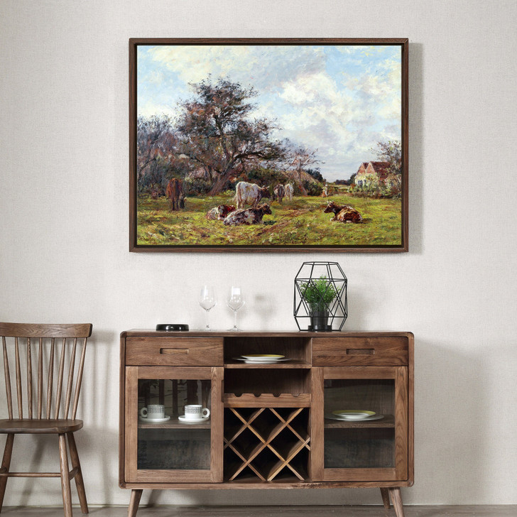 James Charles,On a Sussex Farm,large wall art,framed wall art,canvas wall art,large canvas,M4205