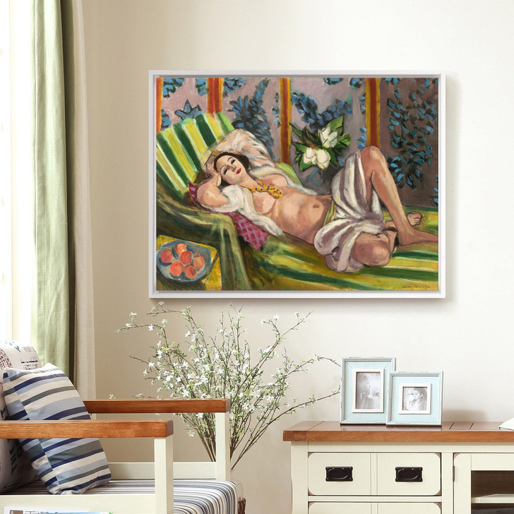 Henri Matisse,Odalisque couchée aux magnolias,large wall art,framed wall art,canvas wall art,large canvas,M4116