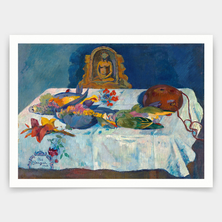 Paul Gauguin,Still-Life with Parrots,art prints,Vintage art,canvas wall art,famous art prints,q1295