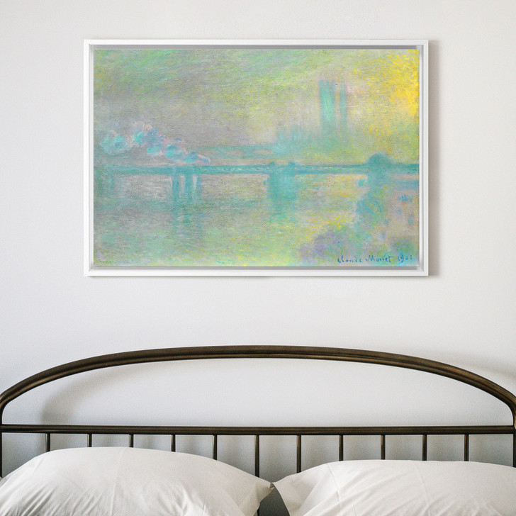 Claude Monet,Charing Cross Bridge, London,canvas print,canvas art,canvas wall art,large wall art,framed wall art,p1609
