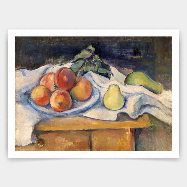 Paul Cézanne,Fruit on a Table ,Fruits sur la table,art prints,Vintage art,canvas wall art,famous art prints,q1260
