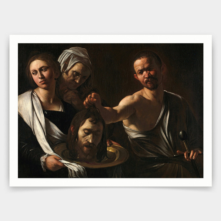 Michelangelo Merisi da Caravaggio,Salome receives the Head of John the Baptist,art prints,Vintage art,canvas wall art,famous art print,q1234