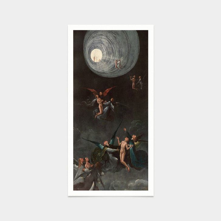 Hieronymus Bosch,Ascent into Heaven,art prints,Vintage art,canvas wall art,famous art prints,vertical narrow prints,V7712