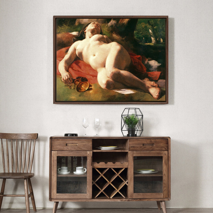 Gustave Courbet,La Bacchante,large wall art,framed wall art,canvas wall art,large canvas,M3997