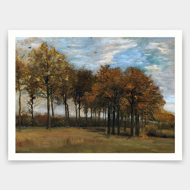 Vincent van Gogh,Autumn Landscape, C.1885,art prints,Vintage art,canvas wall art,famous art prints,V5073