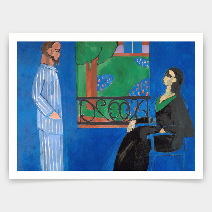 Henri Matisse,Conversation 1912,art prints,Vintage art,canvas wall art,famous art prints,q1076