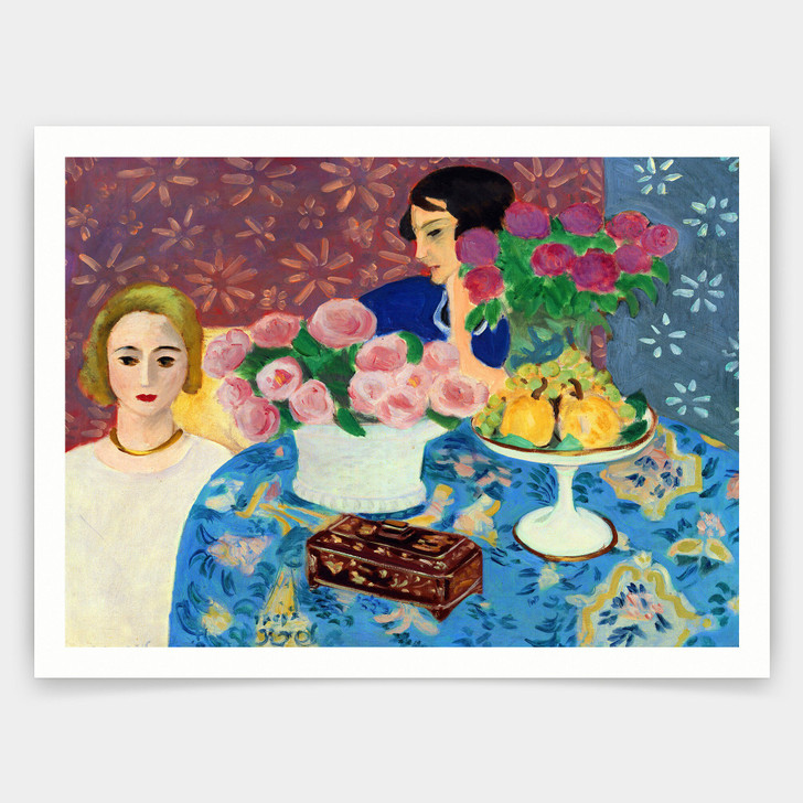 Henri Matisse,Chinese Casket,Le Coffret chinois,1922,art prints,Vintage art,canvas wall art,famous art prints,q1075