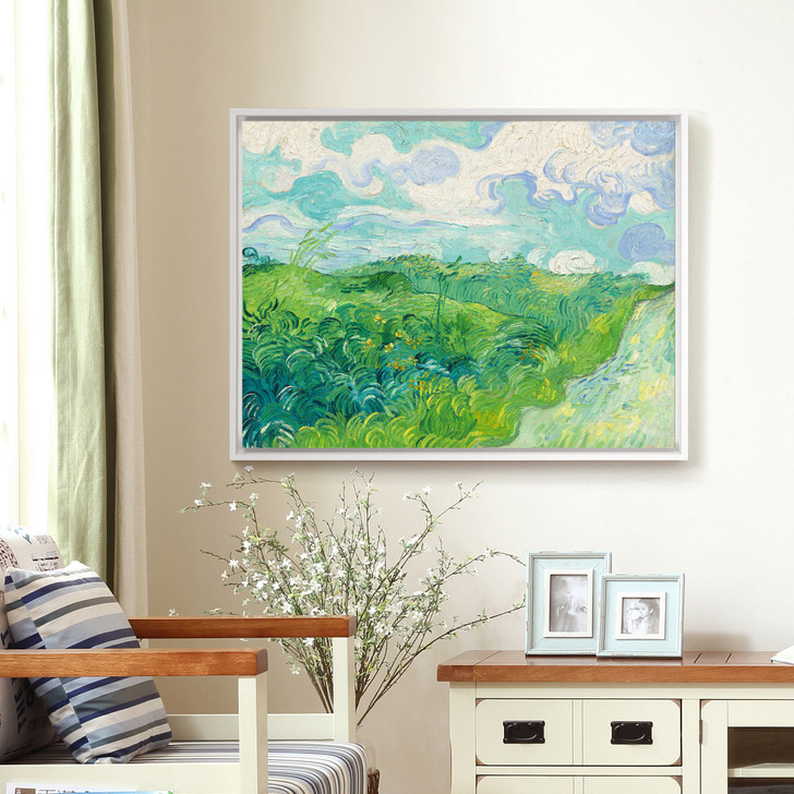 Vincent Van Gogh,Green Wheat Fields, Auvers,Canvas Print,Canvas Art,Canvas Wall Art,Large Wall Art,Framed Wall Art,P1436