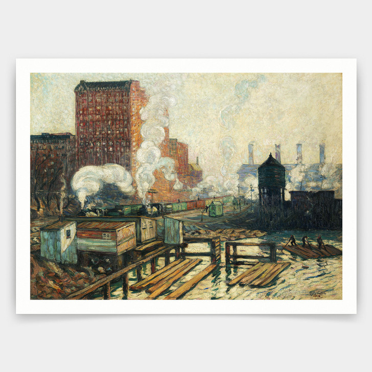 Hayley Lever,Riverside Drive and 72nd Street,art prints,Vintage art,canvas wall art,famous art prints,q1062