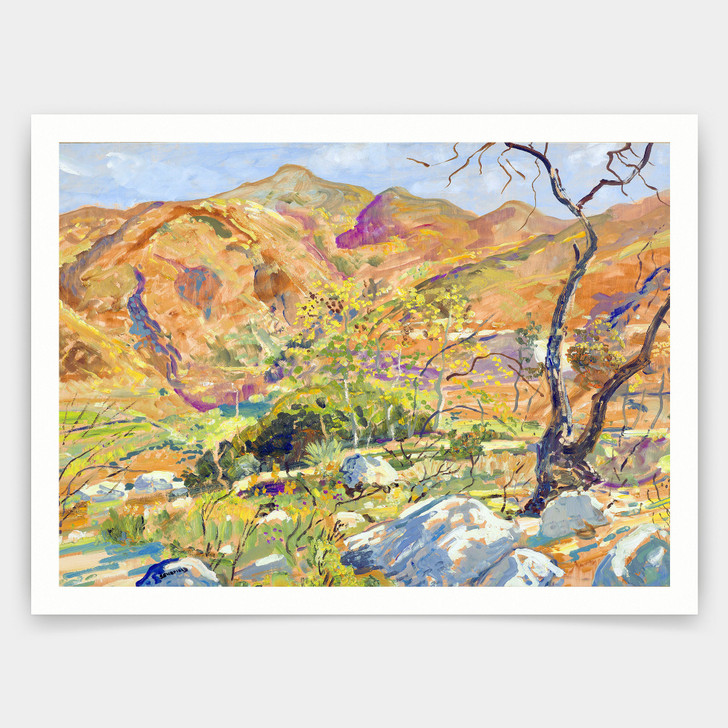 Walter Elmer Schofield,Tujunga Canyon,art prints,Vintage art,canvas wall art,famous art prints,V5128