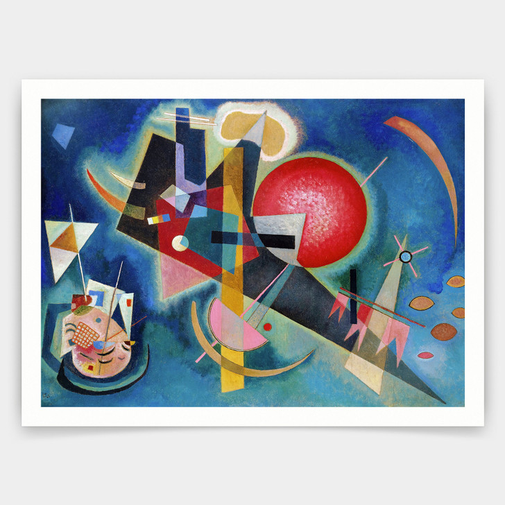 Wassily Kandinsky,In Blue,Abstract Wall Art,art prints,Vintage art,canvas wall art,famous art prints,V5132