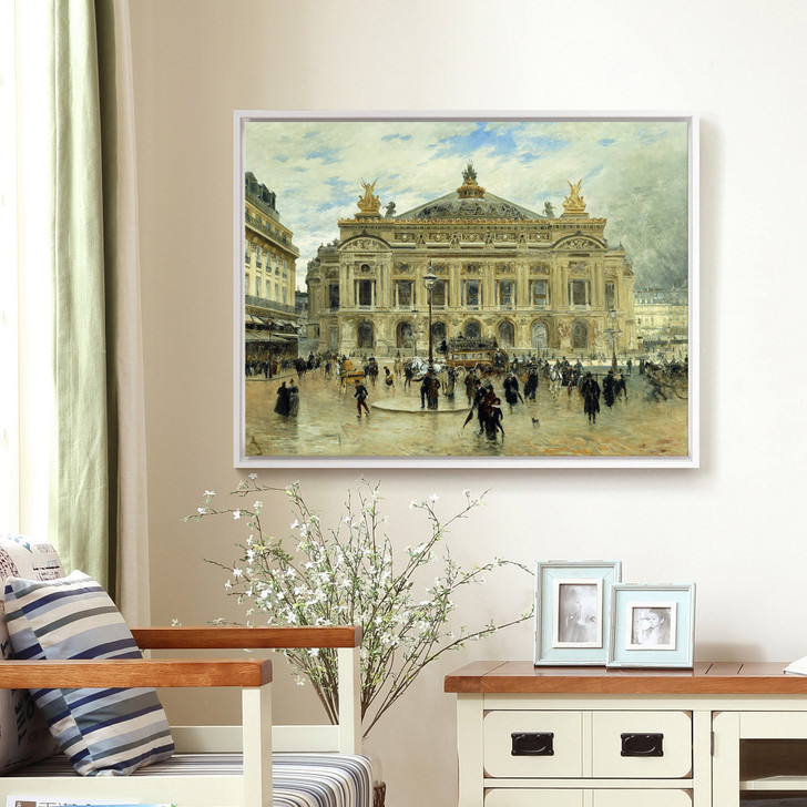 Frank Myers Boggs,Grand Opera House, Paris,large wall art,framed wall art,canvas wall art,large canvas,M3758