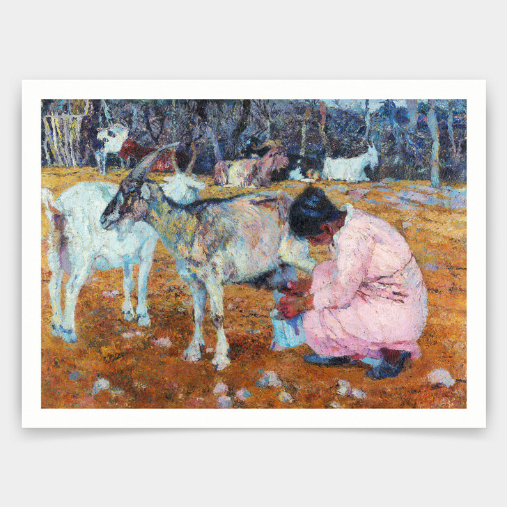 Fader Fernando,The Goat Corral,art prints,Vintage art,canvas wall art,famous art prints,q997