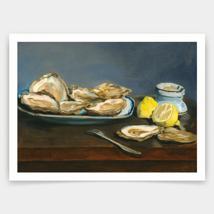 Edouard Manet,Oysters,art prints,Vintage art,canvas wall art,famous art prints,q959