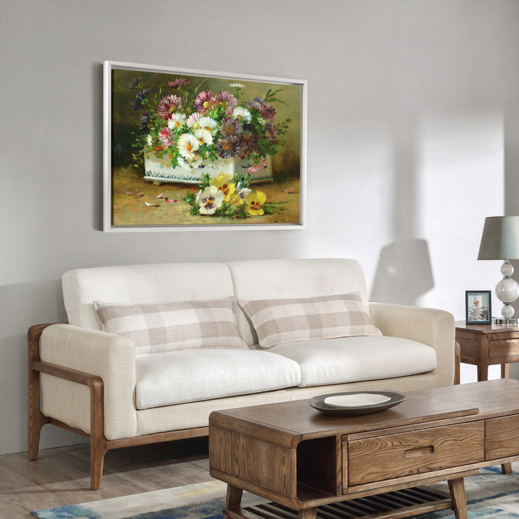 Eugene Henri Cauchois,Still Life of Flowers,large wall art,framed wall art,canvas wall art,large canvas,M3681